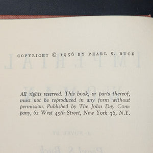 Imperial Woman by Pearl S. Buck (First Edition with Dust Jacket), 1956 📜👑🐉