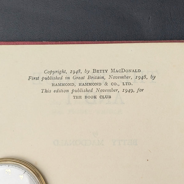 The Plague and I by Betty MacDonald (Book Club Edition), 1958. 🤒📝😂