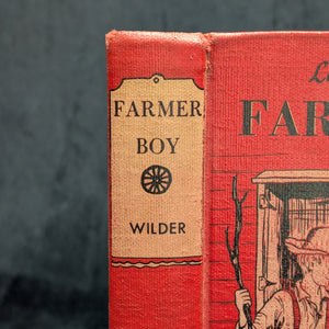 Farmer Boy by Laura Ingalls Wilder, Illustrated by Garth Williams (Illustrated Edition, Discarded Library Copy), 1953 🧑‍🌾🏡🌾