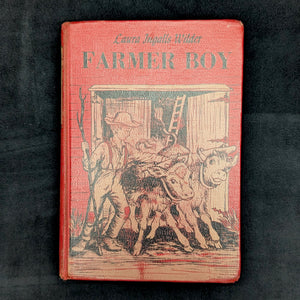 Farmer Boy by Laura Ingalls Wilder, Illustrated by Garth Williams (Illustrated Edition, Discarded Library Copy), 1953 🧑‍🌾🏡🌾