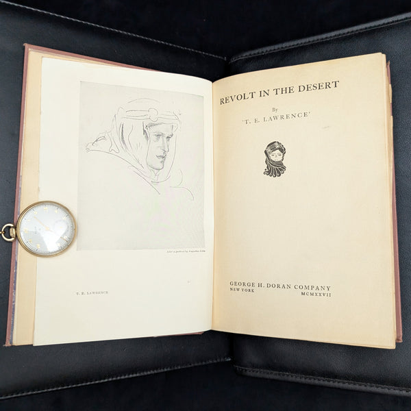 Revolt in the Desert by T. E. Lawrence (First American Edition), 1927 📜⚔️🐪