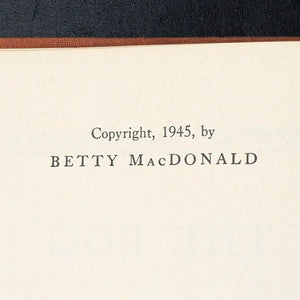 The Egg and I, by Betty MacDonald, (RARE, First Edition), 1945 🐔🍳📚