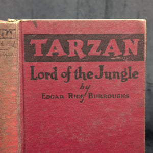 Tarzan: Lord Of The Jungle, by Edgar Rice Burroughs, (Grosset & Dunlap Edition), Undated 🦍🌿⚔️