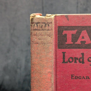 Tarzan: Lord Of The Jungle, by Edgar Rice Burroughs, (Grosset & Dunlap Edition), Undated 🦍🌿⚔️