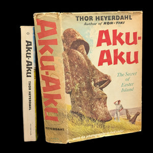 Aku-Aku by Thor Heyerdahl (RARE, First Edition), 1958 📜🏛️🗿
