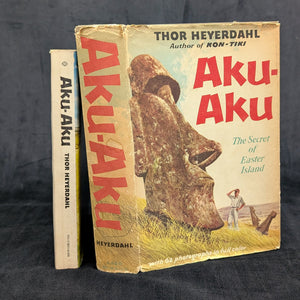 Aku-Aku by Thor Heyerdahl (RARE, First Edition), 1958 📜🏛️🗿