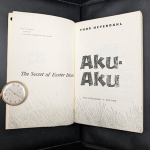 Aku-Aku by Thor Heyerdahl (RARE, First Edition), 1958 📜🏛️🗿