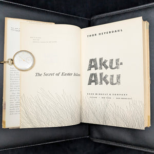 Aku-Aku by Thor Heyerdahl (RARE, First Edition), 1958 📜🏛️🗿