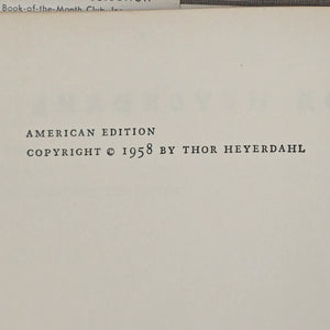 Aku-Aku by Thor Heyerdahl (RARE, First Edition), 1958 📜🏛️🗿
