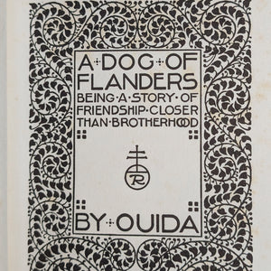 A Dog of Flanders, by Ouida, (RARE, The Roycrofters Edition), 1911 🎨🐕🇧🇪
