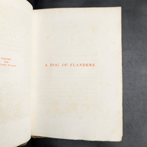 A Dog of Flanders, by Ouida, (RARE, The Roycrofters Edition), 1911 🎨🐕🇧🇪
