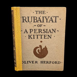 Das Rubaiyat eines Perserkätzchens von Oliver Herford (frühe illustrierte Ausgabe, selten), 1912 🐱📖🖋️