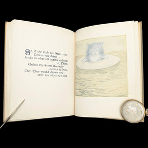 Das Rubaiyat eines Perserkätzchens von Oliver Herford (frühe illustrierte Ausgabe, selten), 1912 🐱📖🖋️