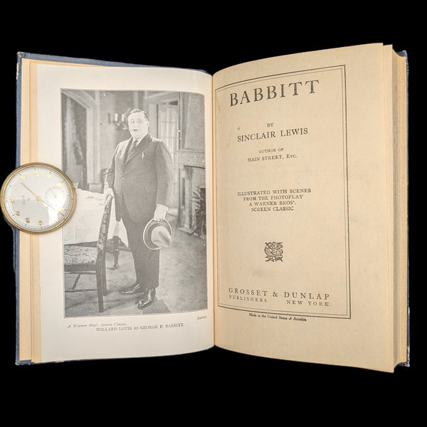 Babbitt by Sinclair Lewis (Illustrated Reprint), 1924 📜📖✍️