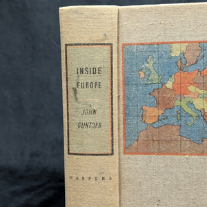 Inside Europe by John Gunther (Revised Edition), 1938 🗺️🏛️✍️