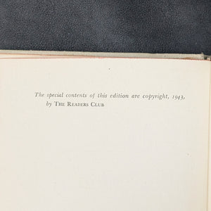 The Moonstone, by Wilkie Collins (The Readers Club Edition), 1943 💎🕵️‍♂️🇬🇧