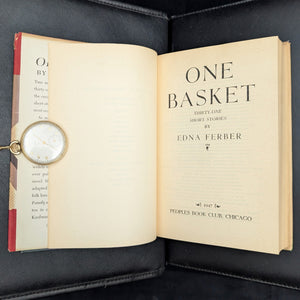One Basket by Edna Ferber (People’s Book Club Edition), 1947 🧺📚🇺🇸