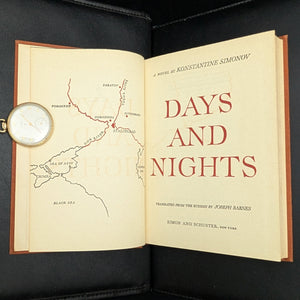 Days and Nights, by Constantine Simonov, (RARE, First American Edition), 1945 📜⚔️🇷🇺