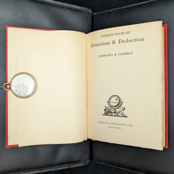 Famous Feats of Detection and Deduction by Ellery Queen (First Edition), 1938 🕵️‍♂️📚🕰️