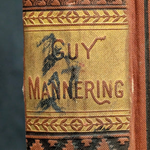 Guy Mannering, by Sir Walter Scott, (RARE, Decorative Binding, San Francisco Provenance), Undated 📜🇬🇧🔮