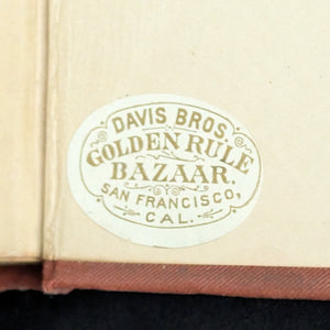 Guy Mannering, by Sir Walter Scott, (RARE, Decorative Binding, San Francisco Provenance), Undated 📜🇬🇧🔮