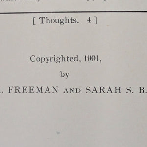 Thoughts by Ladies of Fabiola Hospital Association (RARE Decorative Binding), 1901 📜🏥✨