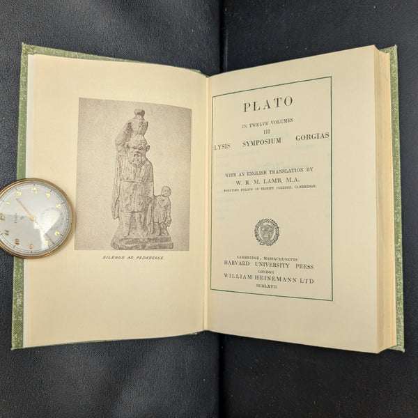 Plato: Lysis, Symposium, Gorgias by Plato (Loeb Classical Library Edition), 1967. 🏛️📜🇬🇷