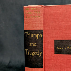 Triumph and Tragedy, by Winston S. Churchill, (RARE, First American Edition), 1953 ⚔️📜🏆