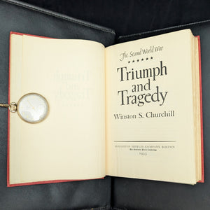 Triumph and Tragedy, by Winston S. Churchill, (RARE, First American Edition), 1953 ⚔️📜🏆