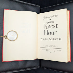 Their Finest Hour, by Winston S. Churchill, (RARE, First American Edition), 1949 📜⚔️🇬🇧
