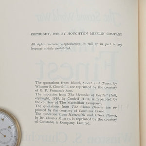 Their Finest Hour, by Winston S. Churchill, (RARE, First American Edition), 1949 📜⚔️🇬🇧