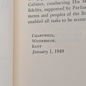 Their Finest Hour, by Winston S. Churchill, (RARE, First American Edition), 1949 📜⚔️🇬🇧