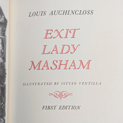 Exit Lady Masham, Signed First Edition, 1983