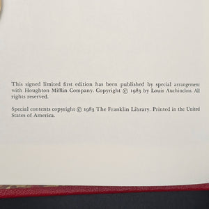 Exit Lady Masham by Louis Auchincloss (Signed Limited First Edition), 1983 📜✍️👑