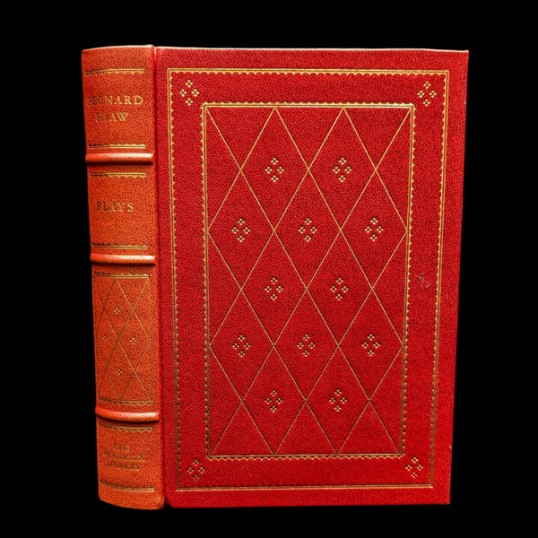 Bernard Shaw: Three Plays by Bernard Shaw (The Franklin Library Limited Edition), 1979 🎭📚📜