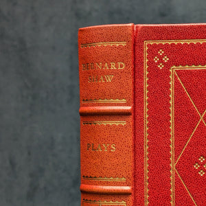 Bernard Shaw: Three Plays by Bernard Shaw (The Franklin Library Limited Edition), 1979 🎭📚📜