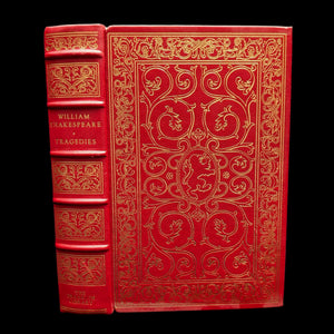 William Shakespeare, Tragedies by The Franklin Library (Leather Bound, RARE), 1975. 📜🏛️🇬🇧