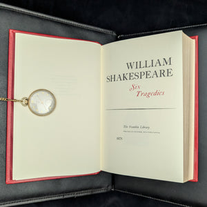 William Shakespeare, Tragedies by The Franklin Library (Leather Bound, RARE), 1975. 📜🏛️🇬🇧
