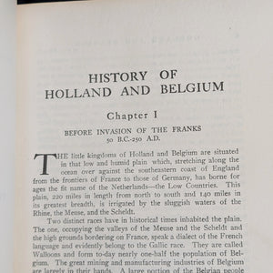 The History of Nations: Holland, Belgium, Switzerland (Volume XIII), 1907 🇳🇱🇧🇪🇨🇭