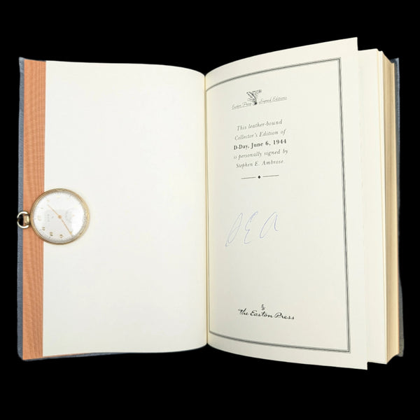 D-Day, June 6, 1944 by Stephen E. Ambrose (Signed Collectors Edition), 1995 🎖️⚓️⚔️