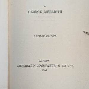 The Egoist by George Meredith (1905), with The White House Library Tag 📜🇺🇸🏛️