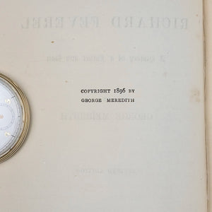 George Meredith, "The Ordeal of Richard Feverel" (Rare Revised Edition), 1905 📜✨📖