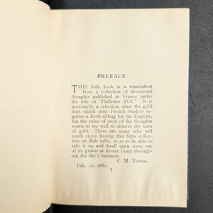 Gold Dust, Edited by Charlotte M. Yonge, (Grosset & Dunlap Edition), Undated ✨📜🙏