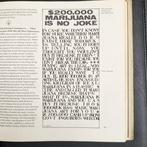 The Connoisseur's Handbook of Marijuana by William Daniel Drake Jr. (Rare Hardcover Edition), 1971 📜🍃✌️