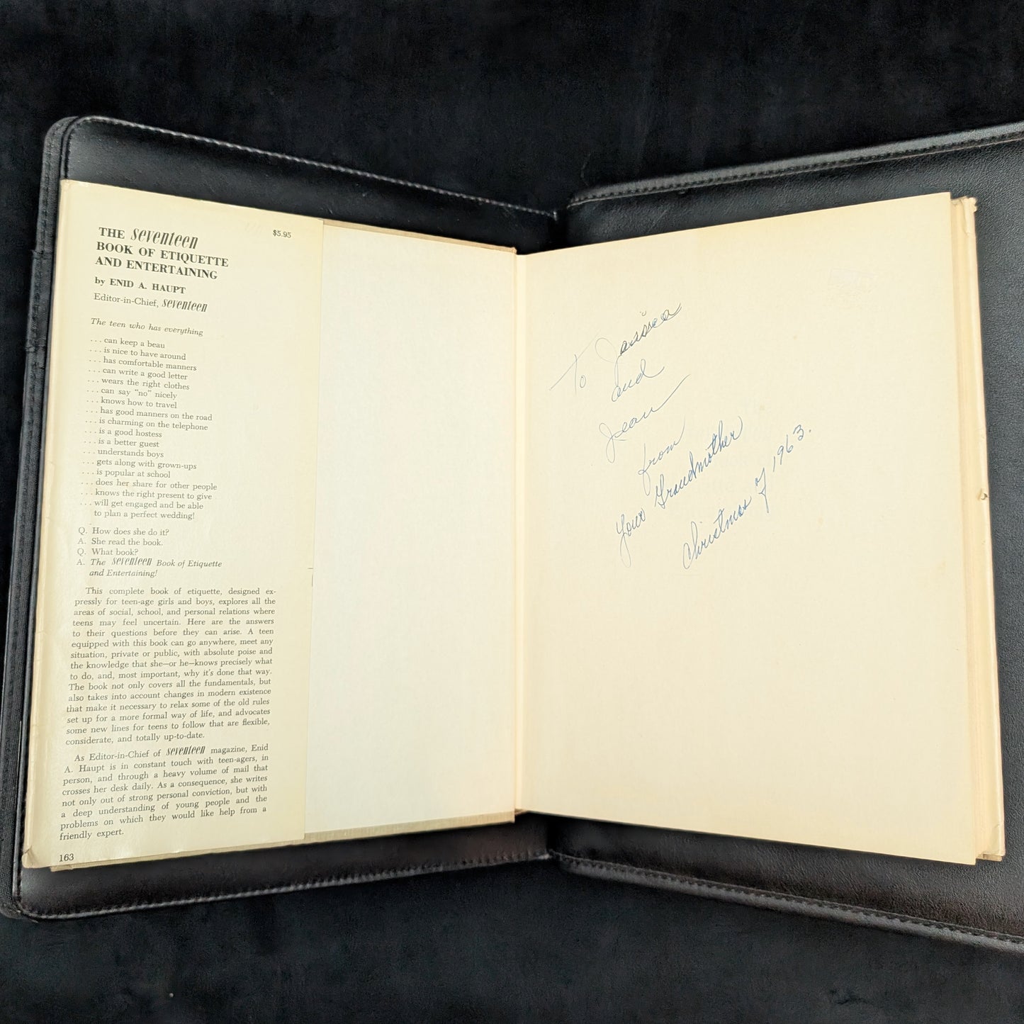 The Seventeen Book of Etiquette & Entertaining, by Enid A. Haupt, (Second Printing), 1963 📜✨👩‍🏫