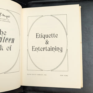 The Seventeen Book of Etiquette & Entertaining, by Enid A. Haupt, (Second Printing), 1963 📜✨👩‍🏫