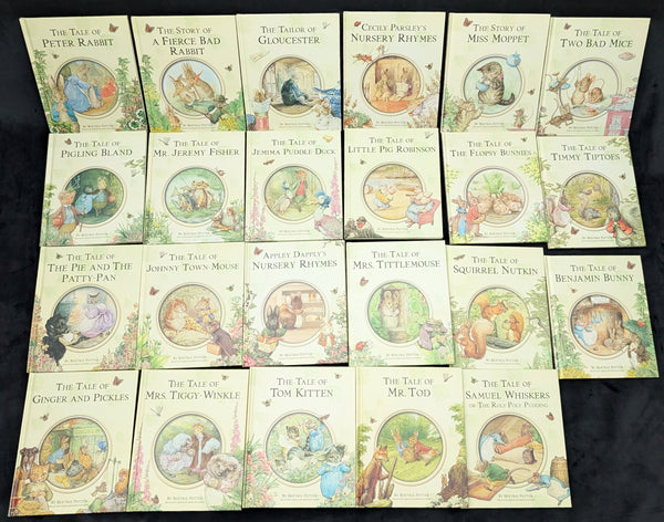 La biblioteca completa de Peter Rabbit de Beatrix Potter (caja rara de 23 volúmenes), 2006 🐰