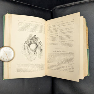 Half-Hours With The Best Authors, by Charles Knight (ed.), (Decorative Binding, Illustrated), Undated 📜✍️🇬🇧