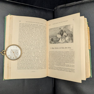 Half-Hours With The Best Authors, by Charles Knight (ed.), (Decorative Binding, Illustrated), Undated 📜✍️🇬🇧
