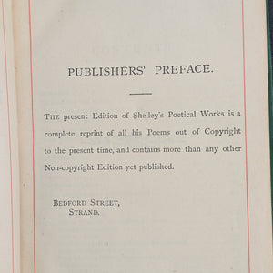The Poetical Works of Percy Bysshe Shelley by Percy Bysshe Shelley (Lansdowne Poets Edition), Undated 📜✨✒️
